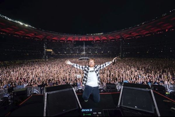 Ed Sheeran makes history at Perth’s Optus Stadium