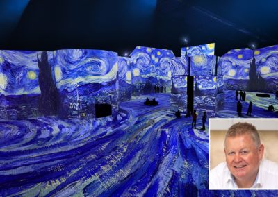 We chat to Grande Experiences’ founder Bruce Peterson on bringing Van Gogh to multi-sensory digital art gallery THE LUME Melbourne