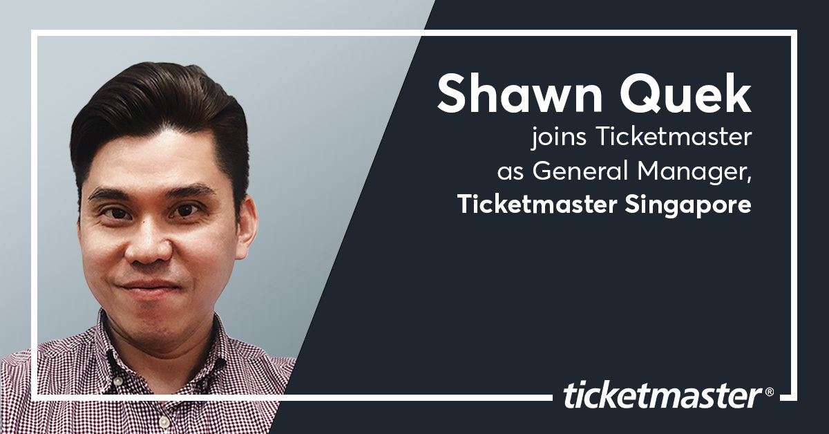 Shawn Quek appointed General Manager of Ticketmaster Singapore